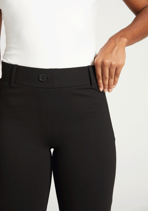 Classic DPYP™ Dress Pant Yoga Pant | Straight (Black)