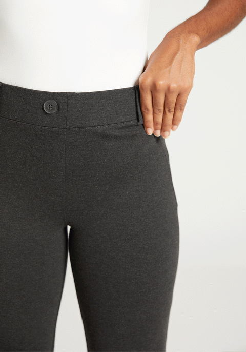 Classic DPYP™ Dress Pant Yoga Pant | Straight (Charcoal)