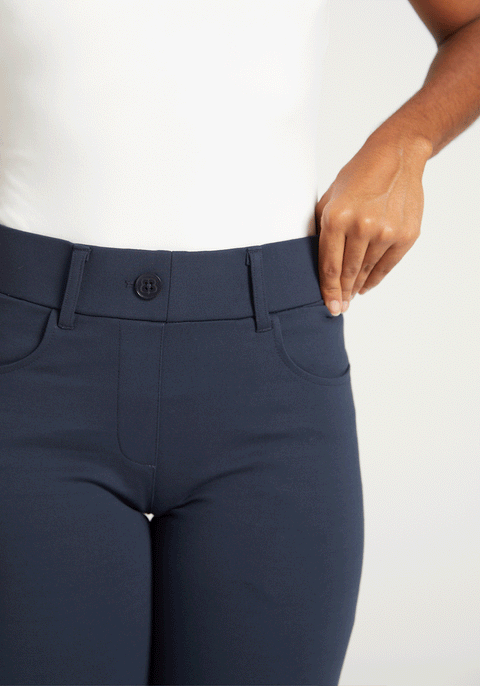 ⏰ PRESALE | 7-Pocket DPYP™ Dress Pant Yoga Pant | Straight (Navy)