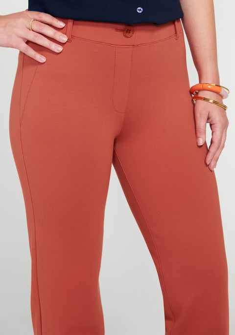 Classic DPYP™ Dress Pant Yoga Pant | Straight (Burnished Coral) - Final Sale