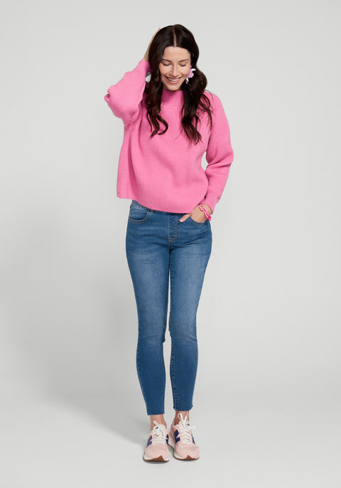 Signature Mid-Rise Denim | Skinny (Alamo Wash) - Final Sale