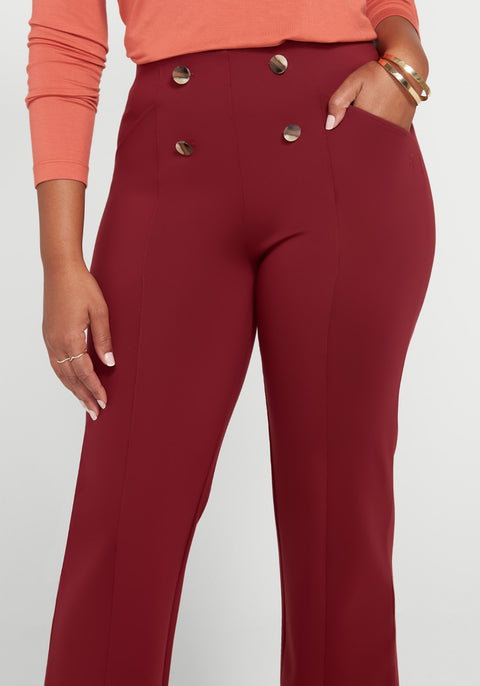 Atlantic Pant | Wide (Oxblood) - Final Sale
