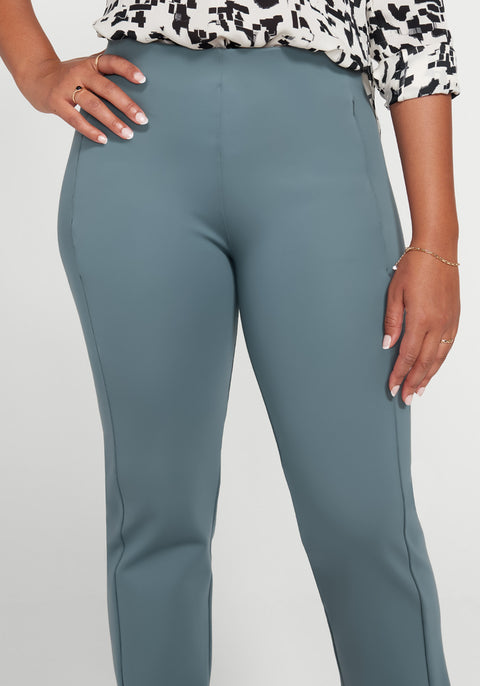 Monroe Crop Trouser | Straight (Blue Haze) - Final Sale
