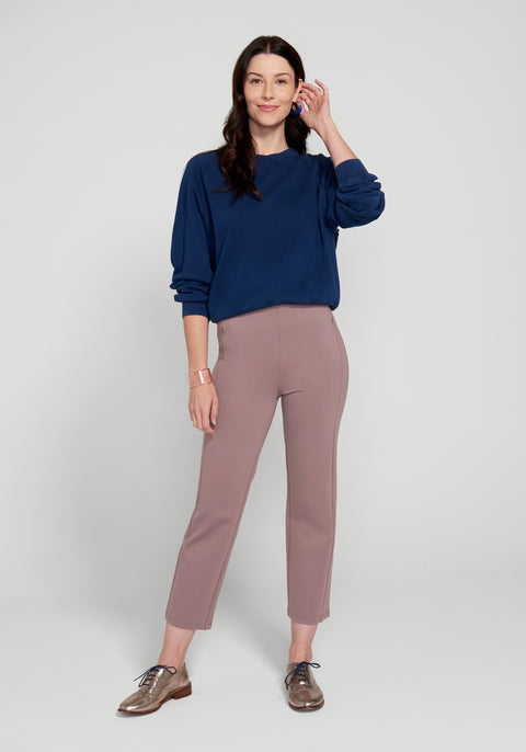 Monroe Crop Trouser | Straight (Lilac Dusk) - Final Sale