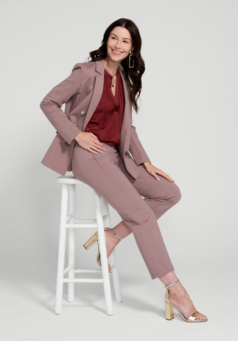 Monroe Crop Trouser | Straight (Lilac Dusk) - Final Sale