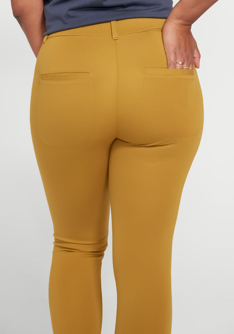 7-Pocket DPYP™ Dress Pant Yoga Pant | Skinny (Cedar Glow) - Final Sale