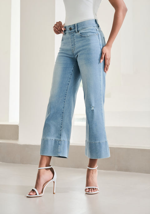 Boyfriend Crop Jean | Straight (Coastal Wash) - Final Sale