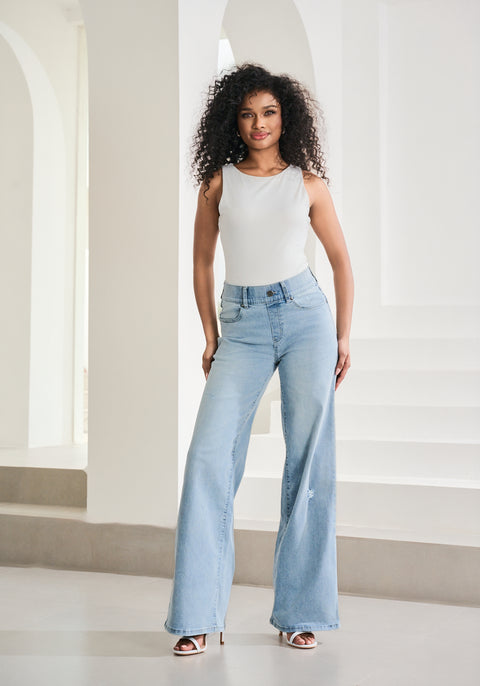 Boyfriend Jean | Wide (Coastal Wash) - Final Sale