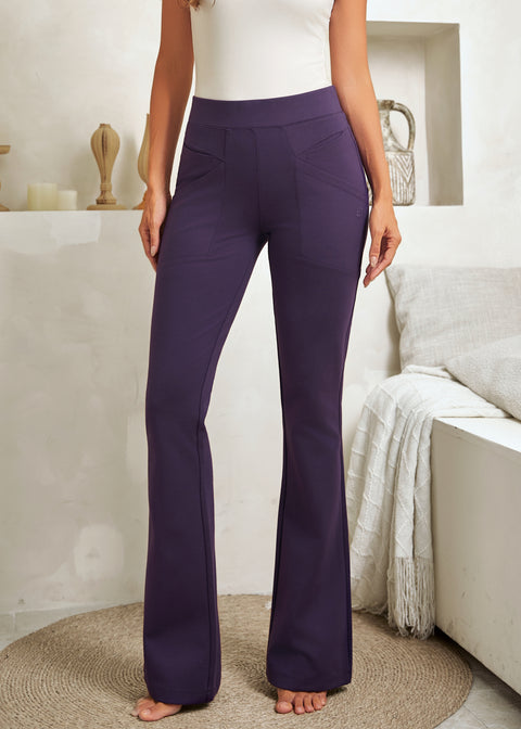 Journey Pant | Bootcut (Aubergine)