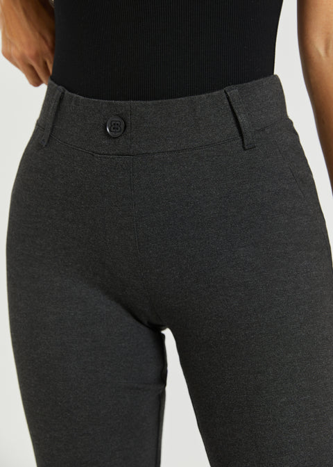 Two-Pocket DPYP™ Dress Pant Yoga Pant | Straight (Charcoal)