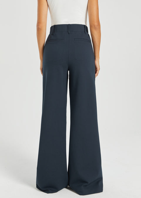 Two-Pocket DPYP™ Dress Pant Yoga Pant | Wide (Navy)