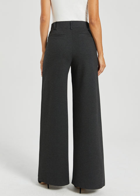 Two-Pocket DPYP™ Dress Pant Yoga Pant | Wide (Charcoal)