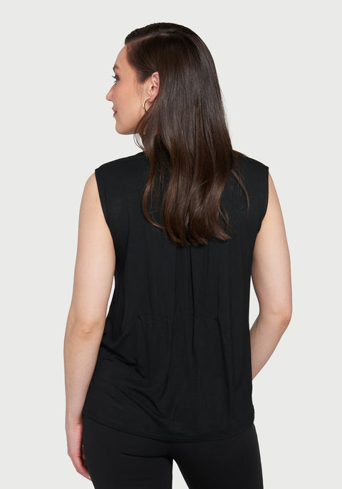 Surplus Sleeveless Tunic (Black) - Final Sale