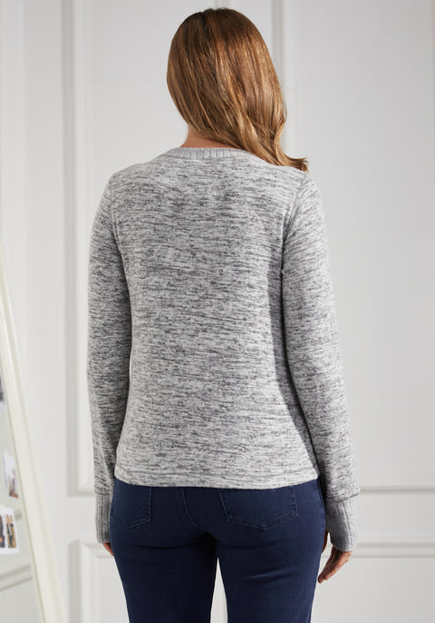 UltraEase Scoop Long Sleeve (Heather Charcoal)