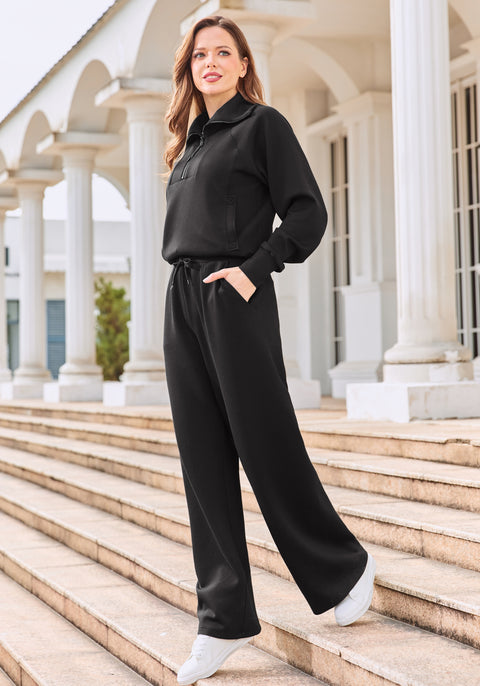 AirFlex Wide Leg Pant (Black)