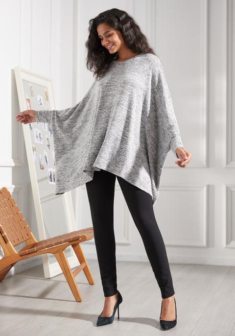 UltraEase Cape Tunic (Heather Charcoal)
