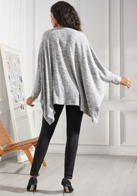 UltraEase Cape Tunic (Heather Charcoal)