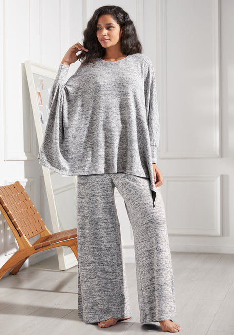 UltraEase Cape Tunic (Heather Charcoal)