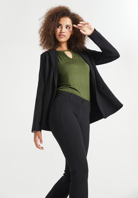 Keyhole Cutaway Tank (Olive) - Final Sale