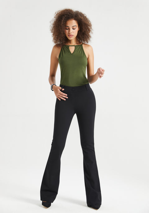 Keyhole Cutaway Tank (Olive) - Final Sale