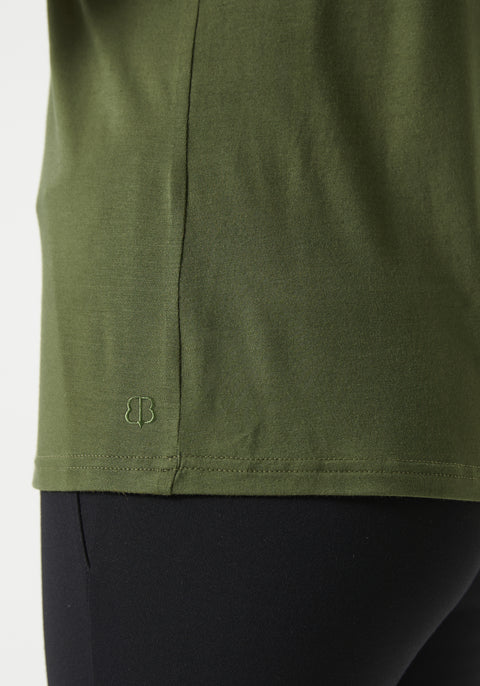 Keyhole Cutaway Tank (Olive) - Final Sale