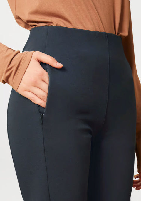 Monroe Crop Trouser | Straight (Navy) - Final Sale