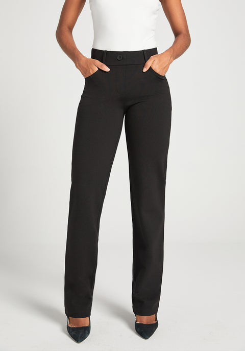 ⏰ PRESALE | 7-Pocket DPYP™ Dress Pant Yoga Pant | Straight (Black)