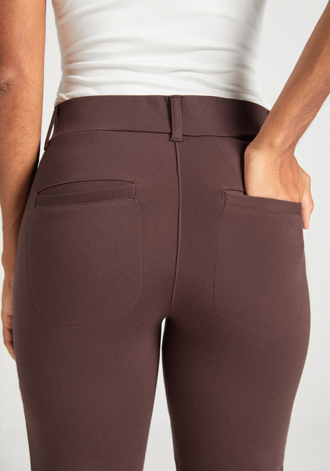 7-Pocket DPYP™ Dress Pant Yoga Pant | Straight (Cherrywood) - Final Sale