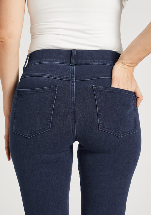 Signature Mid-Rise Denim | Skinny (Dark Indigo) - Final Sale