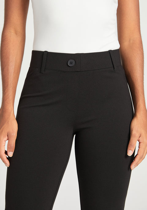 Two-Pocket DPYP™ Dress Pant Yoga Pant | Straight (Black)