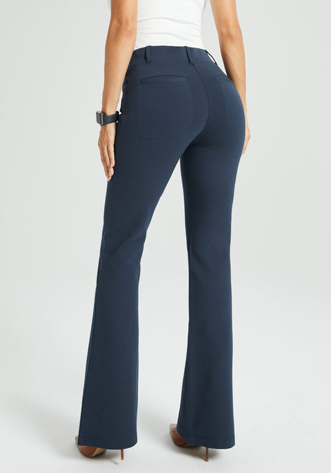 Two-Pocket DPYP™ Dress Pant Yoga Pant | Bootcut (Navy)