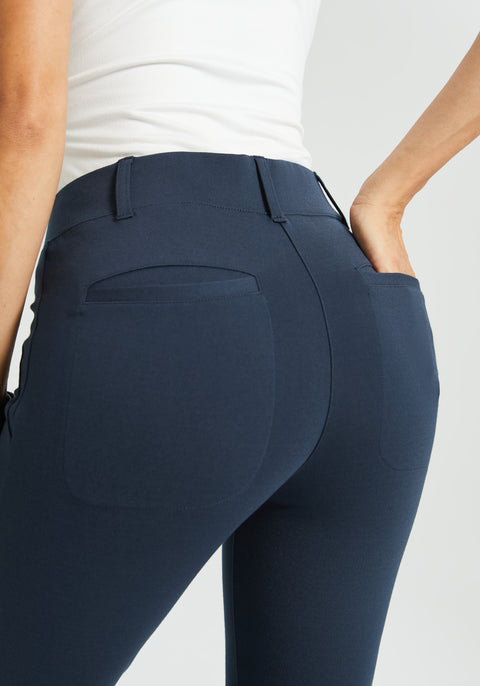Two-Pocket DPYP™ Dress Pant Yoga Pant | Bootcut (Navy)