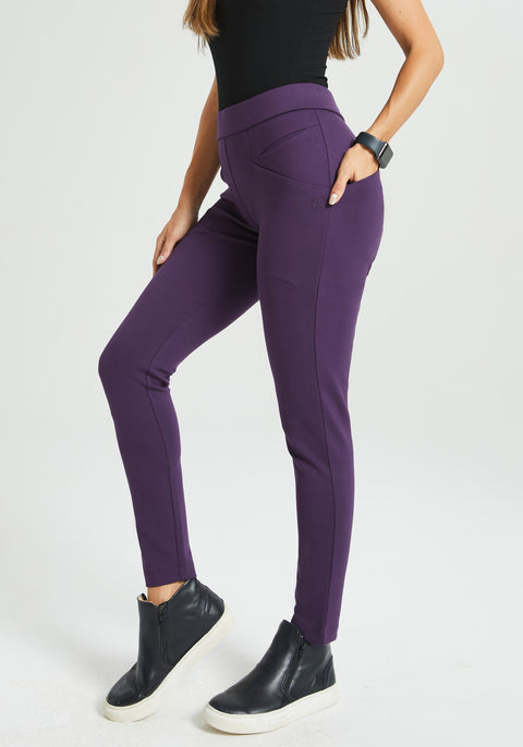 Journey DPYP™ Dress Pant Yoga Pant | Skinny (Aubergine)