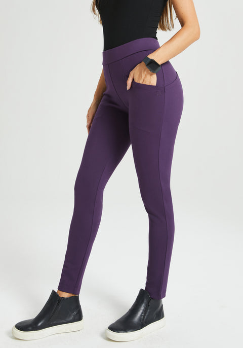 Journey DPYP™ Dress Pant Yoga Pant | Skinny (Aubergine)