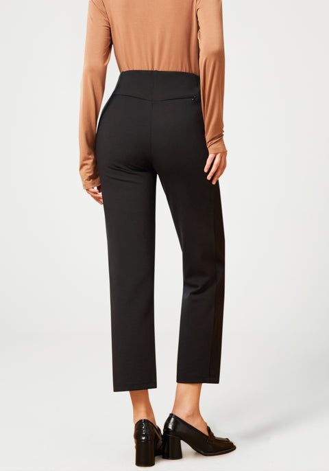 Monroe Crop Trouser | Straight (Black) - Final Sale