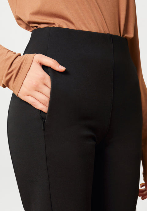 Monroe Crop Trouser | Straight (Black) - Final Sale