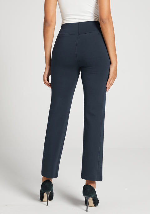 Monroe Crop Trouser | Straight (Navy) - Final Sale