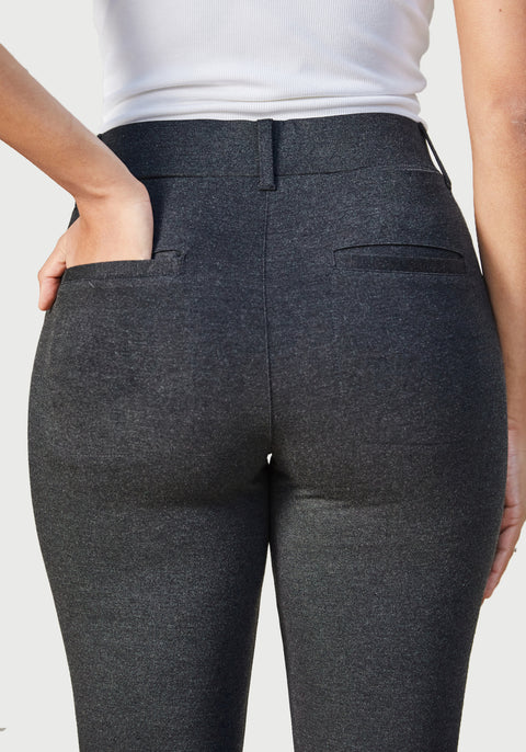 7-Pocket DPYP™ Dress Pant Yoga Pant | Bootcut (Charcoal)
