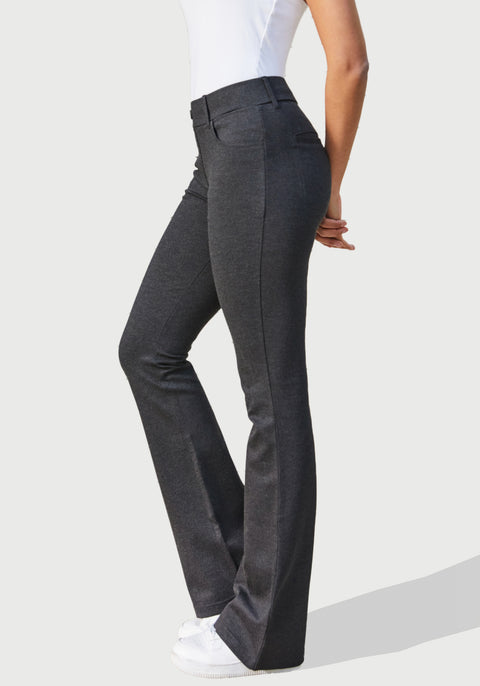 7-Pocket DPYP™ Dress Pant Yoga Pant | Bootcut (Charcoal)
