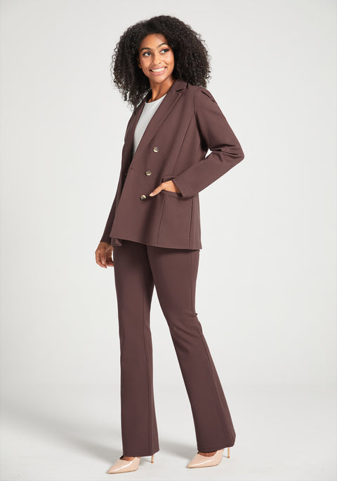 7-Pocket DPYP™ Dress Pant Yoga Pant | Bootcut (Cherrywood) - Final Sale