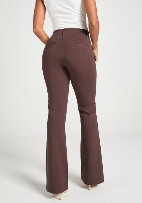 7-Pocket DPYP™ Dress Pant Yoga Pant | Bootcut (Cherrywood) - Final Sale