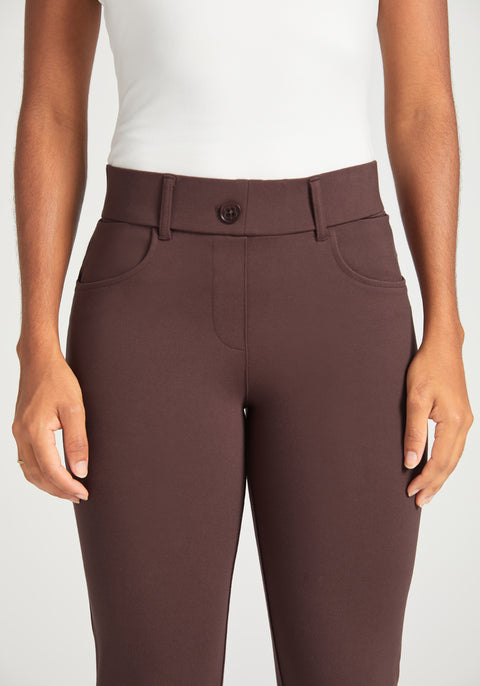 7-Pocket DPYP™ Dress Pant Yoga Pant | Bootcut (Cherrywood) - Final Sale
