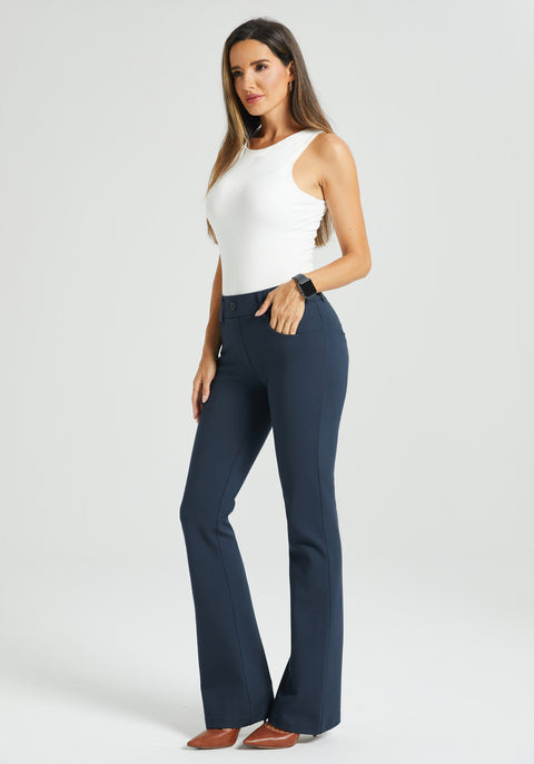 7-Pocket DPYP™ Dress Pant Yoga Pant | Bootcut (Navy)