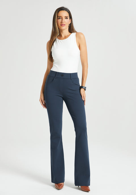 7-Pocket DPYP™ Dress Pant Yoga Pant | Bootcut (Navy)