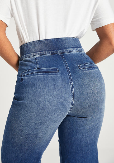 Farah Jeans | High-Waist Wide-Leg Denim (Canyon Wash)