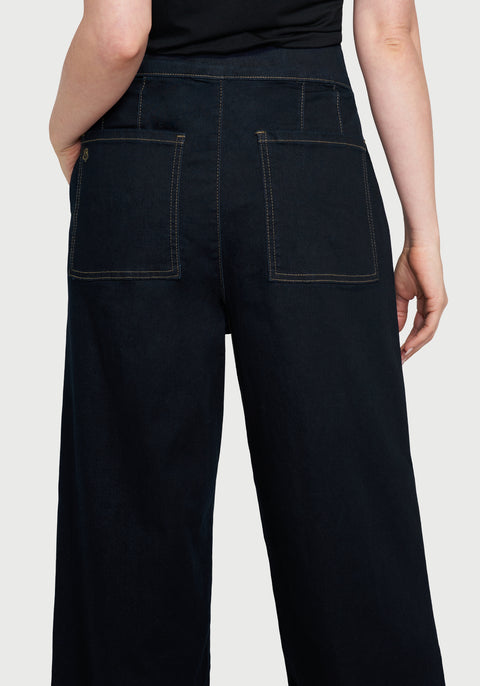 Sandra Grommet Jean | Wide (Rinse Wash) - Final Sale