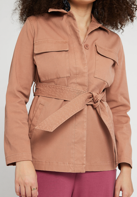 Burton Twill Jacket (Equestrian Tan) - Final Sale